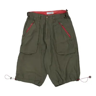 Canyon River Blues Cargo Shorts - 30W 14L Green Polyester