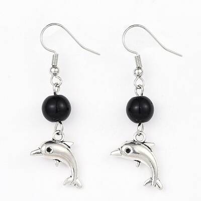 Alloy Dangle Earrings