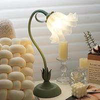 Flower Design Table Lamp, Plug and Play Modern LED Desk Lamp, Flexible Dimmable Desk Light For Home Office Bedroom Study Room