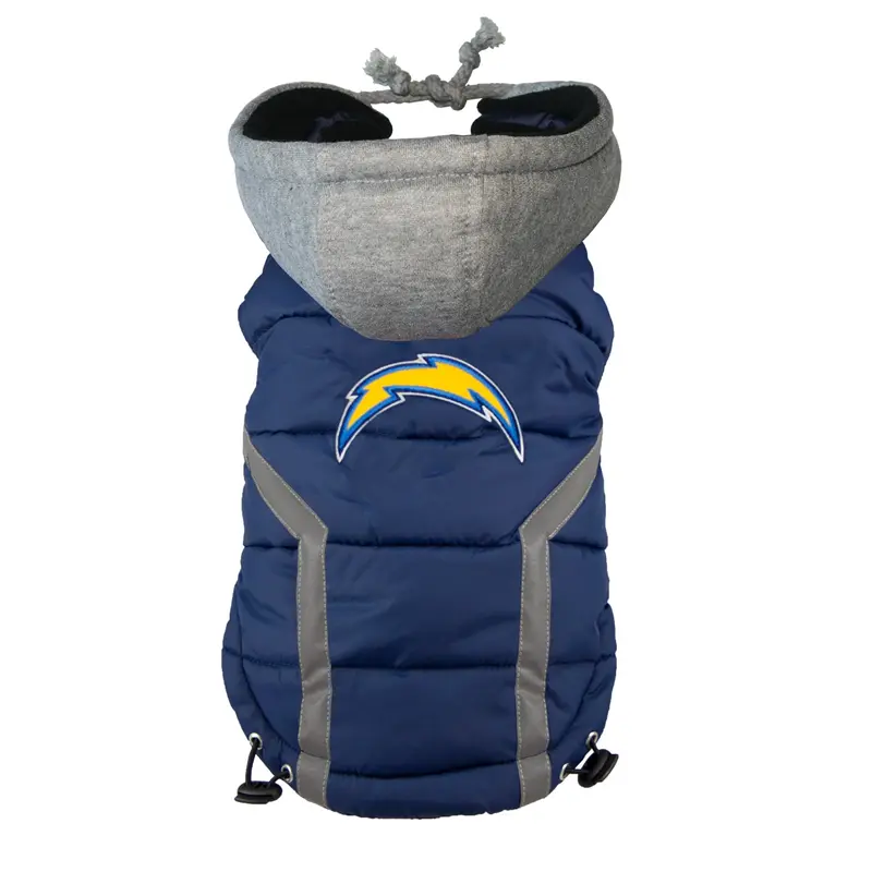 NFL Team Puffer Dog Vest - Cardinals - M
