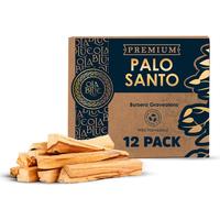 Ola Blue Palo Santo Smudging Sticks Premium (12 Pack) from Peru - 100% Natural Incense, High Resin for Spiritual Cleansing, A...