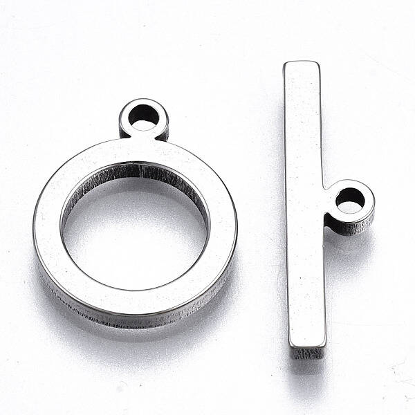 Non-Tarnish 201 Stainless Steel Toggle Clasps
