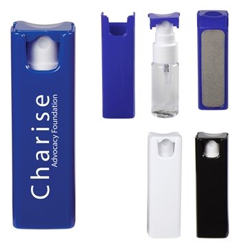 100 Custom 0.5 oz Screen Cleaner And Spray - Microfiber Cloth