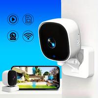 Smart Home Security Camera, 2.4G WiFi Wireless Camera with Night Vision, Indoor Remote Camera, Portable Camera for Home Secur...