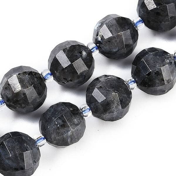 Natural Larvilite Beads Strands