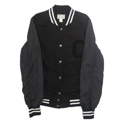 CONVERSE Mens Varsity Jacket Black S