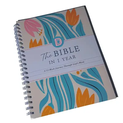 The Bible in a Year – 52-Week Bible Study Guide & Spiral Workbook | Yearlong Faith-Building Plan for Women
