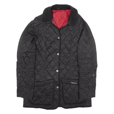 BARBOUR Yard Quilted Jacket Black Womens UK 8