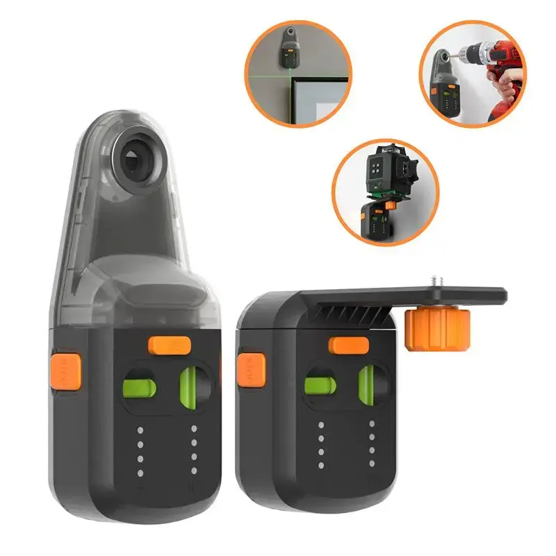 3-in-1 Laser Level Tool with Drill Dust Collector, Rechargeable Laser Level Stand with Suction Cup, Leveler Tool for Picture...