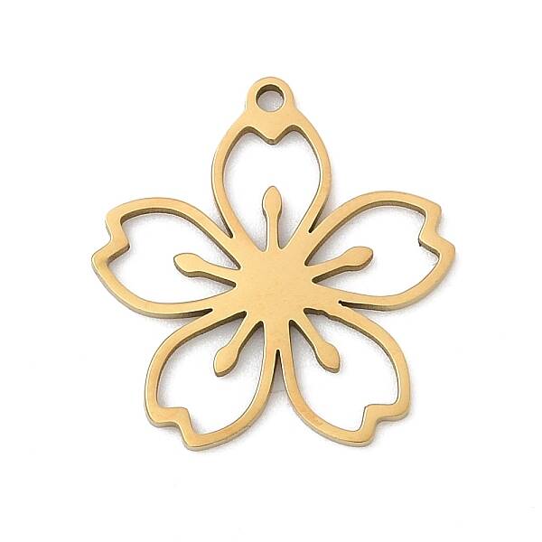 5Pcs 201 Stainless Steel Pendants