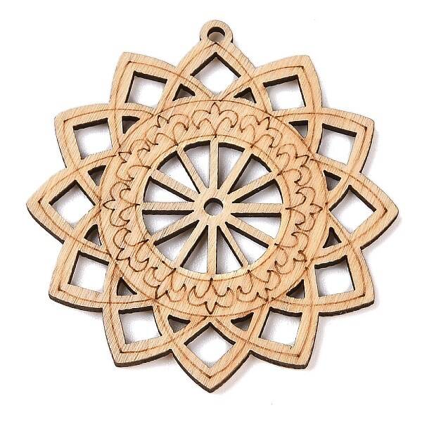 Hollow Wood Big Pendants