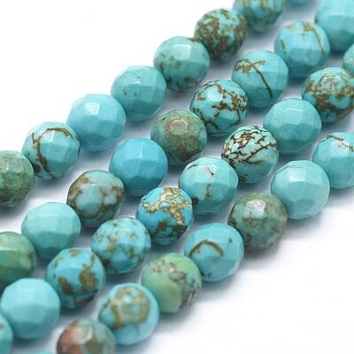 Natural Howlite Beads Strands