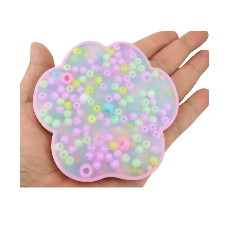 Paw Print Picky Pad and Tray- Satisfy Your Urge to Pick, Pop and Peel Stress-Free! Squishy Maker Soft Squishy Silicone