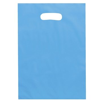 150 Custom Aster Plastic die cut handle bag - Frosted