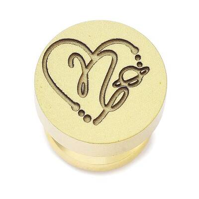 Constellation Golden Tone Wax Seal Brass Stamp Heads
