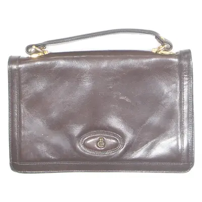 EMILIO CARDUCCI Womens Clutch Bag Brown Leather