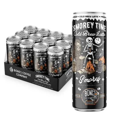 Bones Coffee Company S'morey Time Cold Brew Latte - 12pack