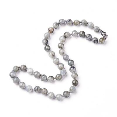 Natural Labradorite Beaded Necklace
