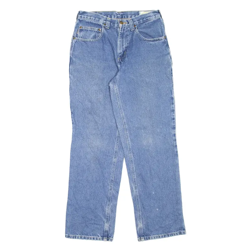 CARHARTT Workwear Womens Jeans Blue Relaxed Straight W29 L30