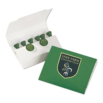 500 Custom Premium Basics Golf Tees and Ball Marker Set - ...