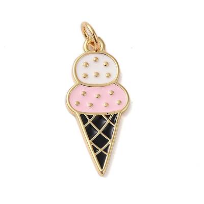 Rack Plating Brass Enamel Pendants