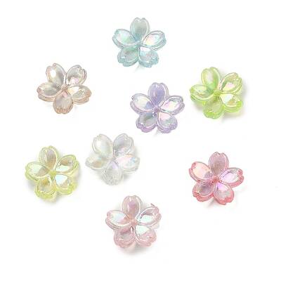 Transparent ABS Plastic Beads Cap