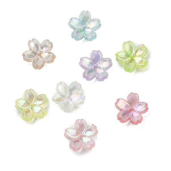 Transparent ABS Plastic Beads Cap