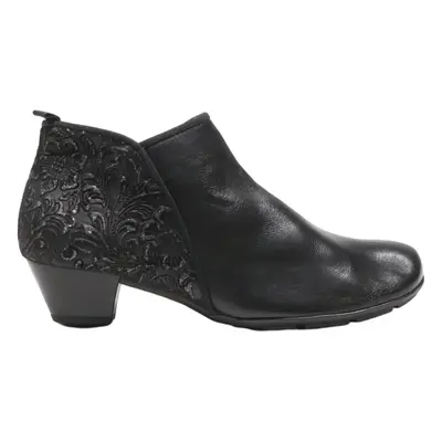 GABOR Ankle Boots Black Synthetic Womens UK 5
