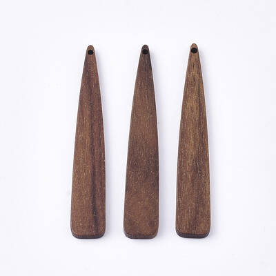 Undyed Walnut Wood Big Pendants