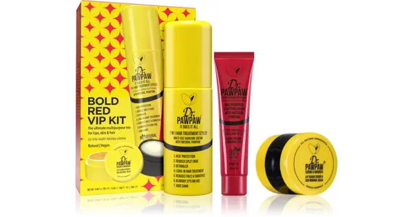 Dr. Pawpaw Bold Red VIP Kit Gift Pack 3 pcs