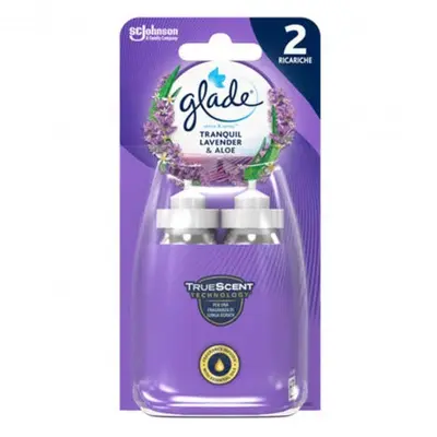 Glade Sense & Spray Automatic Lavender And Aloe 2 Refills Of 18 Ml