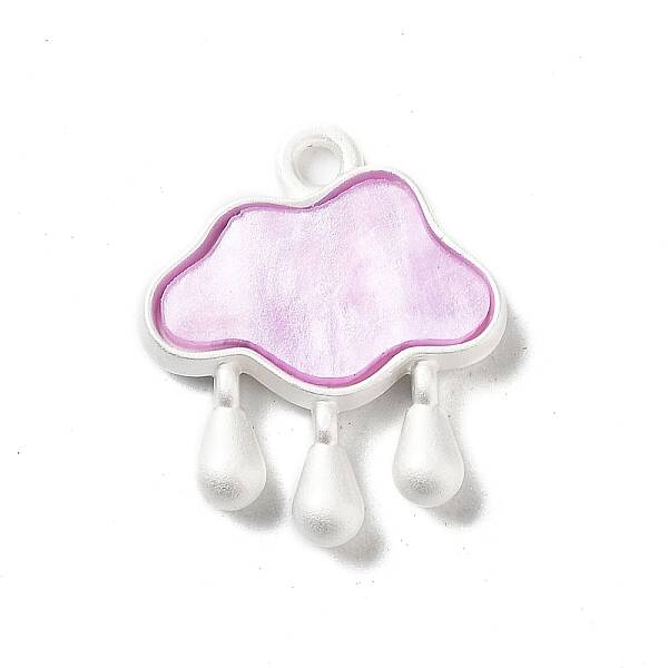 Baking Paint Zinc Alloy with Resin Pendant
