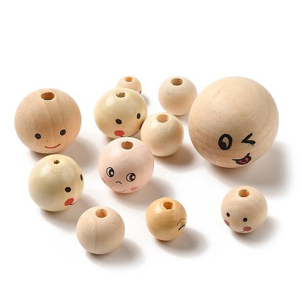 Wood European Beads