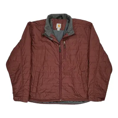 Carhartt Jacket - 2XL Burgundy Nylon | Size: xx-large