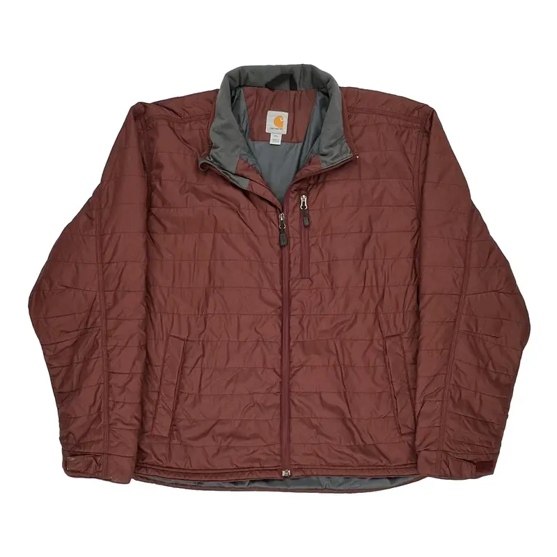 Carhartt Jacket - 2XL Burgundy Nylon | Size: xx-large