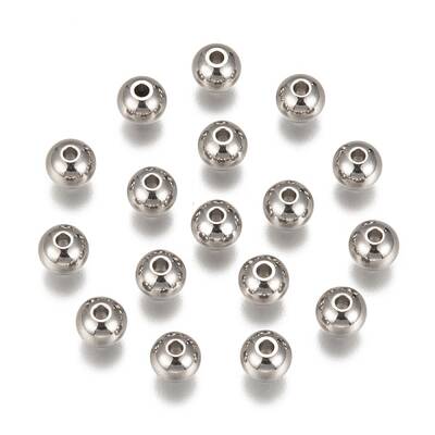 Tarnish Resistant 201 Stainless Steel Beads