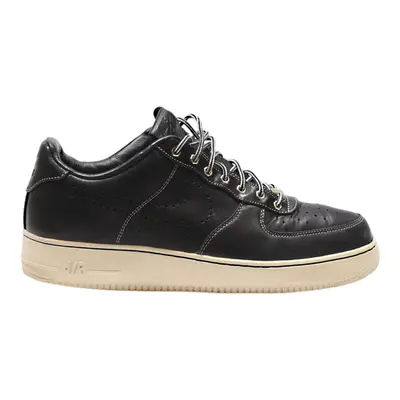 NIKE Air Force 1 Sneaker Trainers Black Leather Mens UK 11