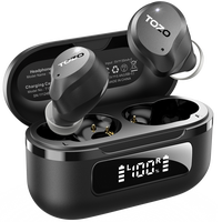 TOZO 2024NC9 Hybrid Active Noise Cancelling Wireless Earbuds ENC IPX8 Waterproof Bluetooth 5.3 Headphones Stereo Bass Heasets...