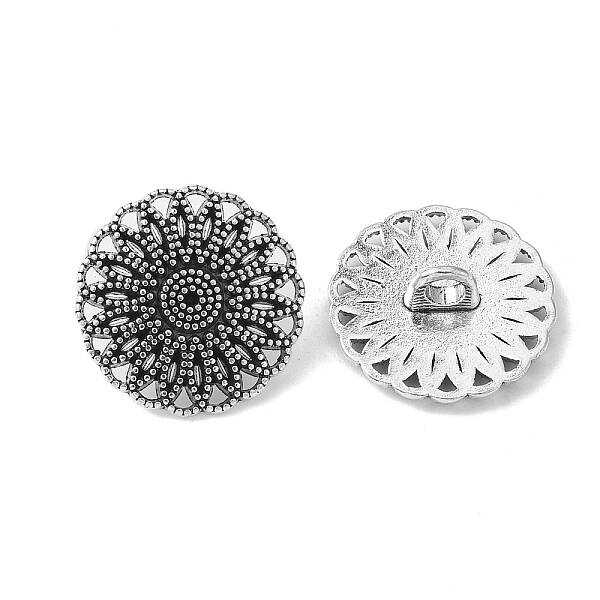 Tibetan Style Alloy Shank Buttons
