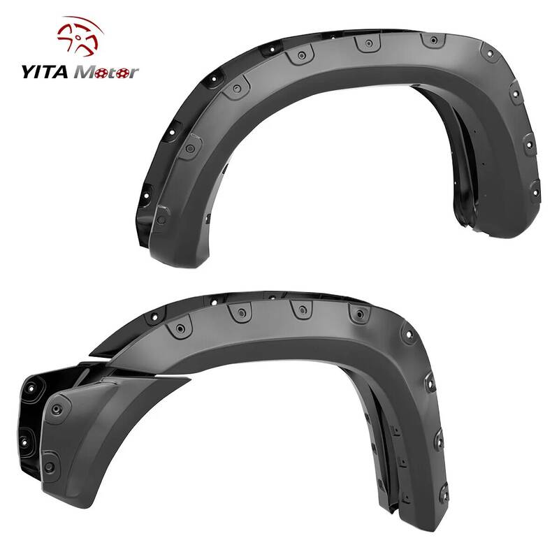 YITAMOTOR® Fender Flares, Compatible with 2012-2015 Toyota Tacoma (73.5\