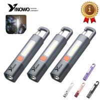 Yinowo IPX5 Waterproof Rechargeable Flashlight with 110 Lumen & 6H Runtime - Type-C Charging 3 Modes Durable for Camping Fish...