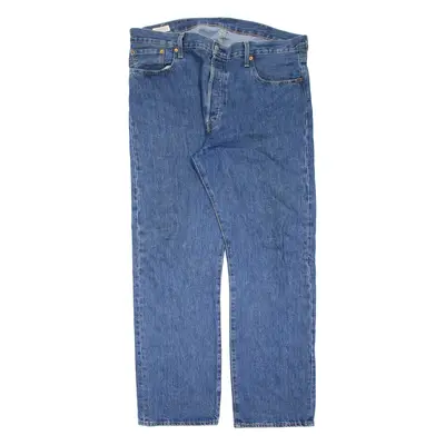 LEVI'S 501 Jeans Mens Blue Regular Straight W38 L32
