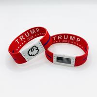 Trump 2025 USA Flag bracelets Daily encouragement God bless America Sheepy jesus bracelet