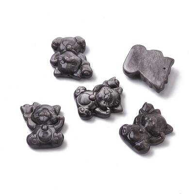 Natural Obsidian Pendants