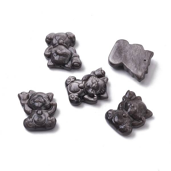 Natural Obsidian Pendants