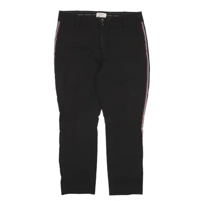 ANTHROPOLOGIE Trousers Black Slim Straight Womens W30 L25