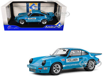 Porsche 911 RS 3.0 #4 George Follmer IROC Riverside (1974) Competition Series 1/18 Diecast Model Car by Solido