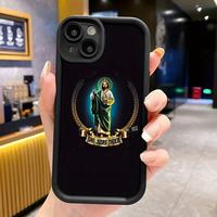 Creative Holy Jesus Pattern Case for iPhone 16 15 14 Pro Max 13 12 11 XR XS Plus E Shockproof Drop Protection Rugged Durable ...