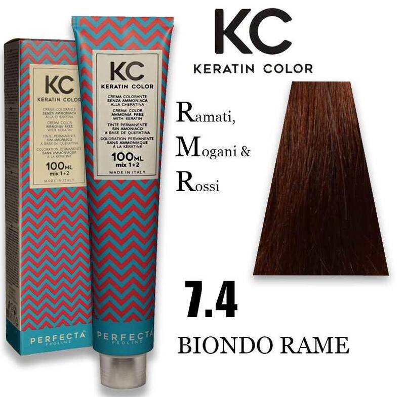 Kc Crema Colorante Alla Cheratina 100 Ml 7.4
