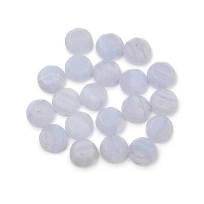 Natural Blue Lace Agate Cabochons